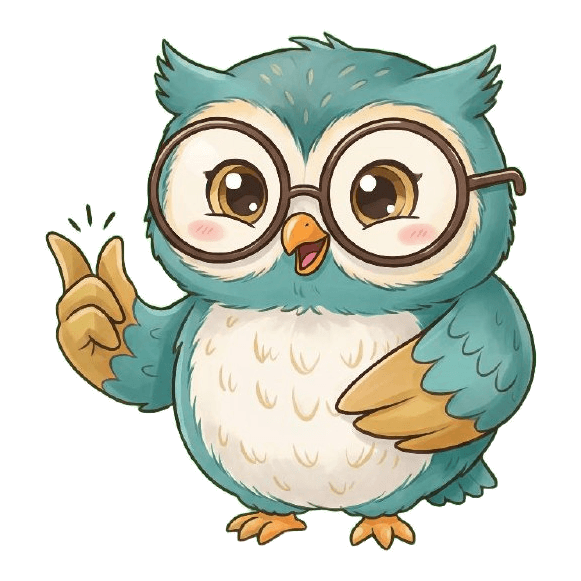 Oakley, the Gradezi owl, waving